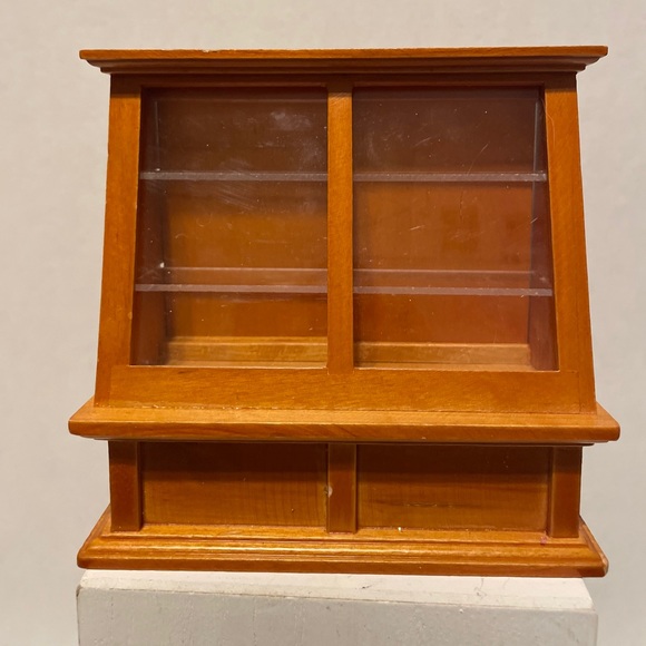 Other - Dollhouse 1:12 Scale  Food Cabinet Display Dining Room Miniature Furniture 16